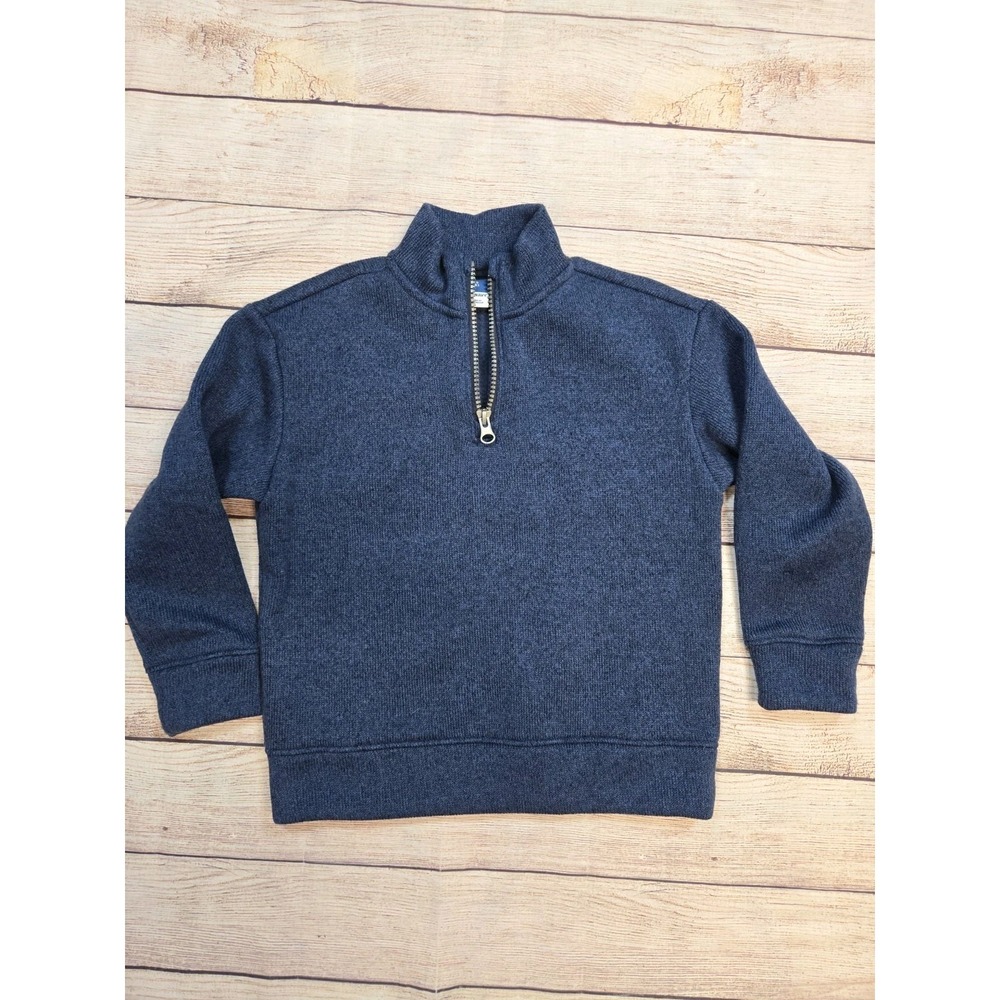 Old Navy‎ Baby Boy's Pull Over Sweater Size XS 5 Blue Long Sleeve Quarter Zip